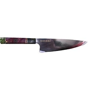 Okinawa  Wasabi Chef  Knife 8.1 Damasus Steel New In Box